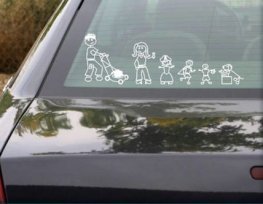 Family Car Sticker